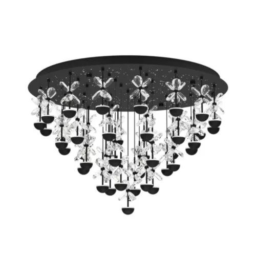 EGLO, 390276, PIANOPOLI 2, plafonieră, 3000 K, LED, 43X1,8W, dimmerabil, IP20, transparent