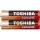 Ceruzaelem AAA (LR03) , 1.5 Volt , 2 darab , tartós , elem , Red Alkaline , TOSHIBA