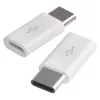 Adapter micro USB-B 2.0, USB-C 2.0, fehér, 2db, EMOS, SM7023