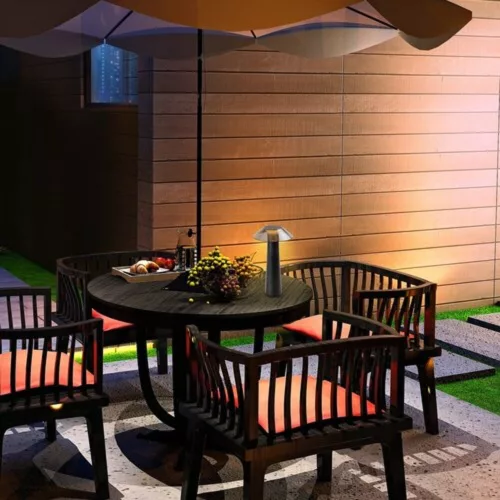 Rábalux, 77062, Assen, exterior iluminat decorativ, negru, IP44, 3000K, 5W