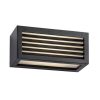 Rábalux , 77100 , Lublin , Kültéri fali lámpa , fekete , IP54 , 4000K , 10W