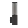 EGLO, 901033, SALLE, aplică de perete, E27, 1X15W, IP54, negru-transparent