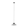 EGLO, 390298, SARNARRA, lampă suspendată, 2700 K, LED, 1X5,4W, dimmerabil, IP20, translucid negru, transparent