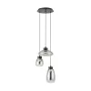 EGLO, 390299, SARNARRA, lampă suspendată, 2700 K, LED, 3X5,4W, dimmerabil, IP20, translucid negru, transparent