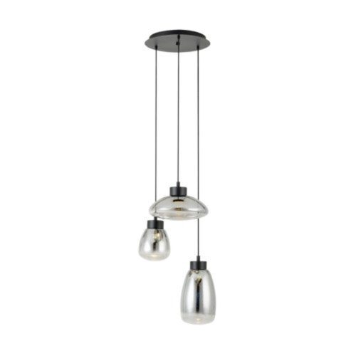 EGLO , 390299 , SARNARRA , függeszték , 2700 K , LED , 3X5,4W , Yes , IP20 , áttetsző fekete, átlátszó