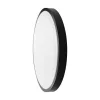 baiei lampă LED de tavan rotund, 18w, 3000K, alb cald, 1830lm, 120°, negru, CRI>80, IP44, V-TAC, 76331