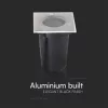 exterior lampă de podea, GU10, negru, IP67, V-TAC, 10375