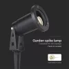 exterior cu țăruș lampadar, GU10, negru, IP65, V-TAC, 10372