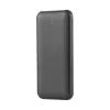 Hordozható LED kijelzős power bank, 10w, fekete, V-TAC, 23036