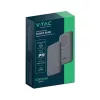 Vezeték nélküli mágneses power bank, 20w, szürke, V-TAC, 23040