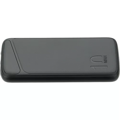 10000mah 3,7v-os fekete mikro/c típusú power bank max. teljesítmény: dc 22,5w, Optonica, 7694
