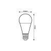 Rábalux , 79037 , SMD-LED , LED izzó , fehér , IP20 , E27 , 6500K , 9W