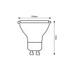 Rábalux , 79079 , SMD-LED , LED izzó , fehér , IP20 , GU10 , 3000K , 5W