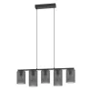 EGLO, 901163, COLOMERA, lampă suspendată, E27, 5X40W, IP20, mat gri