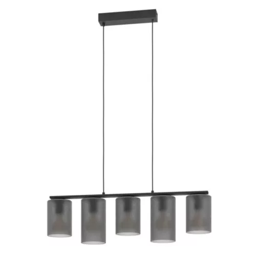 EGLO, 901163, COLOMERA, lampă suspendată, E27, 5X40W, IP20, mat gri