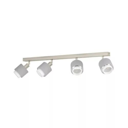 EGLO, 901048, BELLIZZI, spot luminos, E14, 4X7,5W, IP20, gri, alb