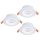 EGLO , 901117 , CALONGE RGB , süllyesztett lámpa , 2700 K  6500 K , LED , 3X3,8W , Yes , IP20, IP44