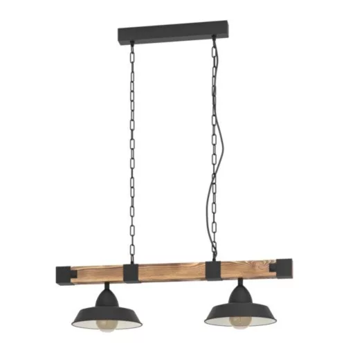 EGLO, 44085, OLDBURY, lampă suspendată, E27, 2X60W, IP20