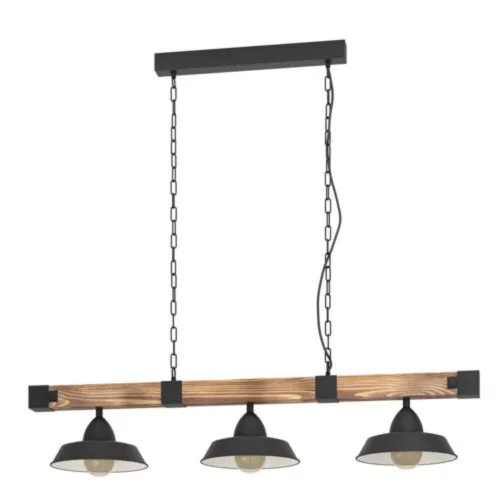 EGLO, 44086, OLDBURY, lampă suspendată, E27, 3X60W, IP20