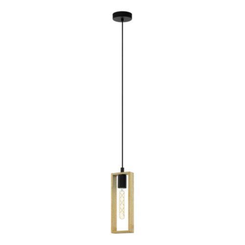 EGLO , 44051 , LITTLETON , függeszték , E27 , 1X40W , IP20 , barna