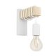 EGLO , 43706 , TOWNSHEND , fali lámpa , E27 , 1X10W , IP20 , barna