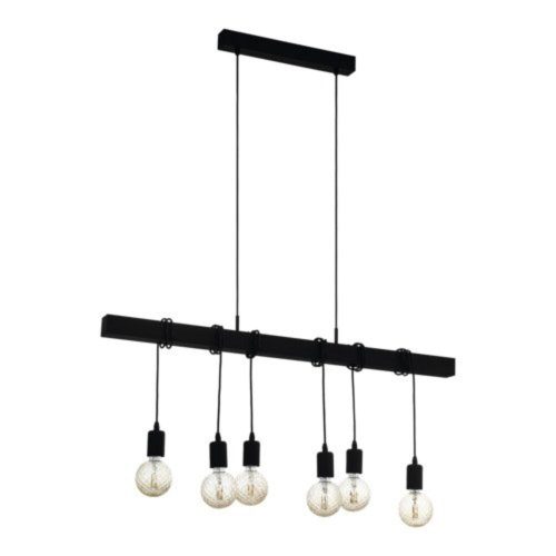 EGLO , 44062 , TOWNSHEND , függeszték , E27 , 6X40W , IP20 , fekete