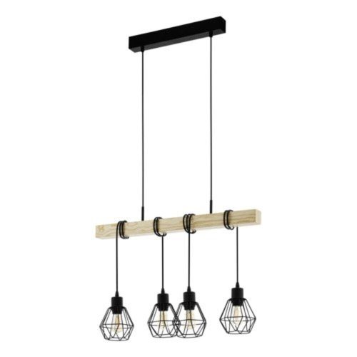 EGLO , 44075 , TOWNSHEND 5 , függeszték , E27 , 4X60W , IP20