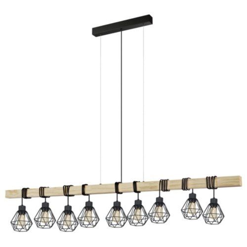 EGLO , 44077 , TOWNSHEND 5 , függeszték , E27 , 9X60W , IP20