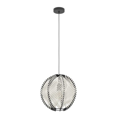 EGLO , 44005 , WAVERTON , függeszték , E27 , 1X40W , IP20 , fehér, fekete