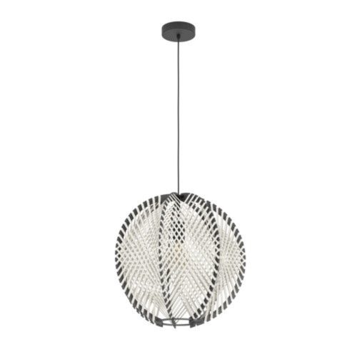 EGLO , 44006 , WAVERTON , függeszték , E27 , 1X40W , IP20 , fehér, fekete