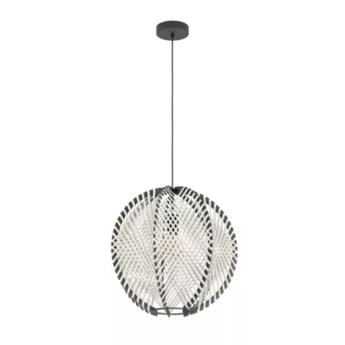 EGLO, 44006, WAVERTON, lampă suspendată, E27, 1X40W, IP20, alb, negru
