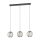 EGLO , 44007 , WAVERTON , függeszték , E27 , 3X40W , IP20 , fehér, fekete