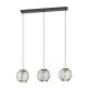 EGLO , 44007 , WAVERTON , függeszték , E27 , 3X40W , IP20 , fehér, fekete