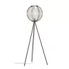EGLO, 44009, WAVERTON, lampadar, E27, 1X40W, IP20, alb, negru