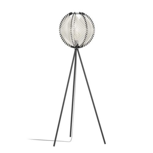EGLO , 44009 , WAVERTON , állólámpa , E27 , 1X40W , IP20 , fehér, fekete