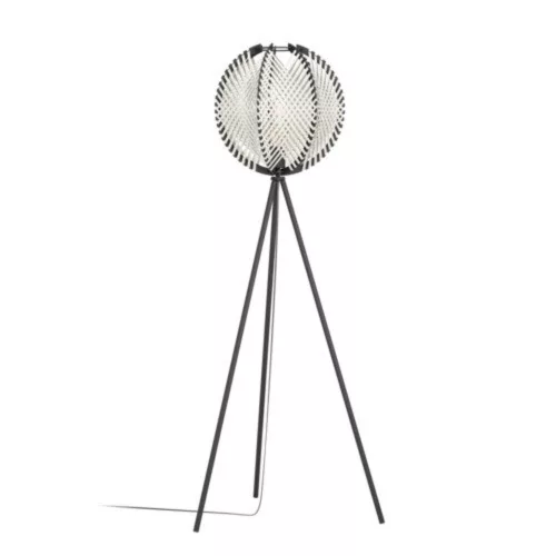 EGLO, 44009, WAVERTON, lampadar, E27, 1X40W, IP20, alb, negru