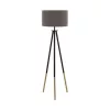 EGLO, 44098, BIDFORD, lampadar, E27, 1X60W, IP20, cappuccino, auriu