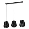 EGLO, 44106, PERSLEY, lampă suspendată, E27, 3X60W, IP20, negru