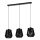 EGLO , 44106 , PERSLEY , függeszték , E27 , 3X60W , IP20 , fekete