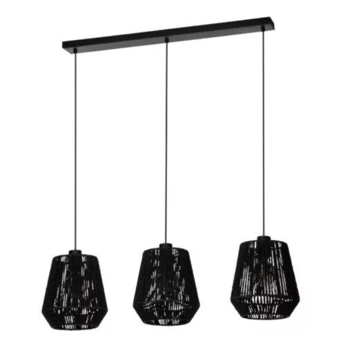 EGLO, 44106, PERSLEY, lampă suspendată, E27, 3X60W, IP20, negru