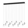 EGLO, 390414, SINDICAT, lampă suspendată, 3000 K, LED, 14X3W, dimmerabil, IP20, transparent