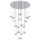 EGLO , 390402 , PARATEBUENO 1 , függeszték , 3000 K , LED , 17X3W , Yes , IP20
