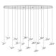 EGLO , 390403 , PARATEBUENO 1 , függeszték , 3000 K , LED , 17X3W , Yes , IP20