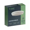 exterior lampă LED de tavan, 24w, 6500K, alb rece, 2500lm, alb, CRI>80, IP54, V-TAC, 23598