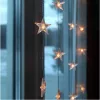 LED decorativ, transparent csillagokkal, interior, 20LED, 1.8 m, alb cald, STAR CURTAIN, EGLO