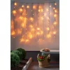 LED decorativ, decorativ, exterior, 80 buc LED, 1,3x1,3 m, alb cald, EGLO