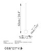 Opviq , 119FRS1153 , Sword - 13480 , Fekete Színű , Fali lámpa , LED 8W 3000K