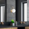 Opviq , 942FLG2128 , Jewel - 10565 , Fényes arany Színű , Fali lámpa , E14