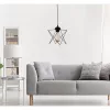 Opviq , 390FLH1585 , 205-P , Fekete Színű , Csillár , E27 Foglalattal