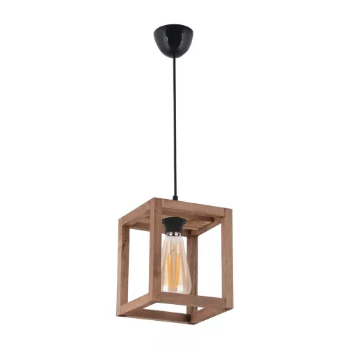 Opviq , 390FLH1841 , Cube , Barna Színű , Csillár , E27 Foglalattal